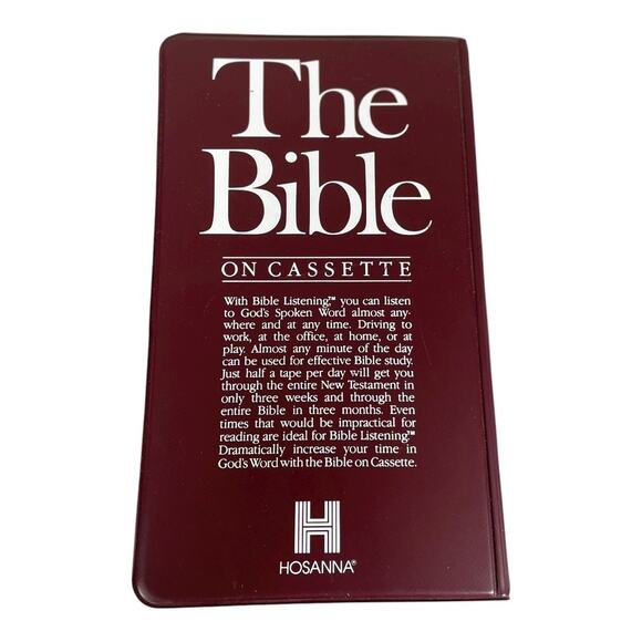 Vintage The Bible IV New International Version New Testament On Cassette Set - Picture 6 of 6